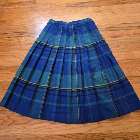 Pant Her Vintage Wool Plaid Skirt 9/10 - Picture 1 of 3